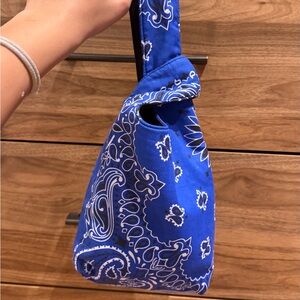 Blue Paisley Women's Bag - Yaito